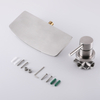 304 Stainless Steel brushed Wall Mount Waterfall Single Handle Bathroom Sink Faucets
