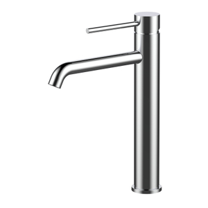CUPC Certified High Quality 304 Stainless Steel Chrome Bathroom Basin Tall Waist Faucets