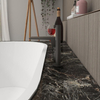 2 Handle Deck Mount Bathtub Waterfall Faucet with Hand Shower