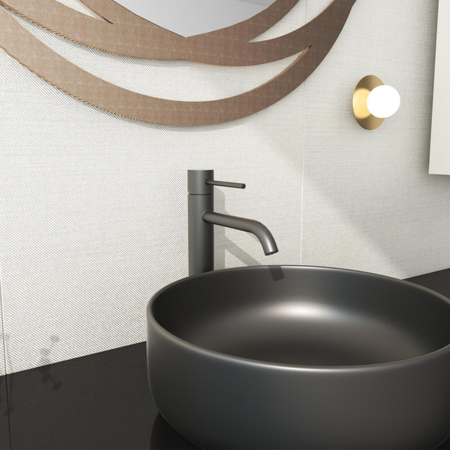modern 316 Stainless Steel matte black Bathroom Basin Faucet