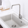 304 Stainless Steel Brushed Nickel Single Hole Kitchen Sink Faucet