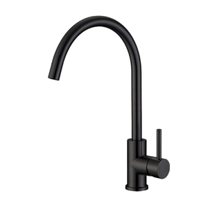 304 Stainless Steel Matte Black Touch Sensor Kitchen Sink Faucets
