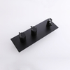 Modern 304 Stainless Steel Black Wall Mounted Bathroom Concealed Shower Mixer Set