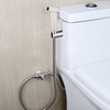 304 Stainless Steel Toilet Bathroom Handheld Water Rinse Square Bidet Spray Handheld for Toilet Bidets