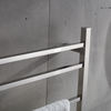 Bathroom Square 304 Stainless Steel 8 Bar Hot Water Heater Towel Drys Rack 