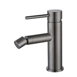304 Stainless Steel Gun Grey Single Handle Bathroom Bidet Faucet