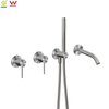 YC-316IS005S2 Concealed shower set 316 L Stainless Steel wall mount faucet