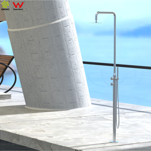 Watermark 316L Stainless Steel Outdoor Shower Garden Beach Outside Shower Mixer Freestanding Swimming Pool Shower 