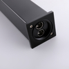 CUPC Certified High Quality Square 304 Stainless Steel Black Bathroom Basin Tall Waist Faucet