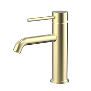 CUPC Certified High Quality 304 Stainless Steel Brushed Gold Bathroom Single Handle Basin Faucet