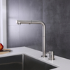 Luxury 304 Stainless Steel Matte Black Separate Handle Pull Down Kitchen Sink Faucets