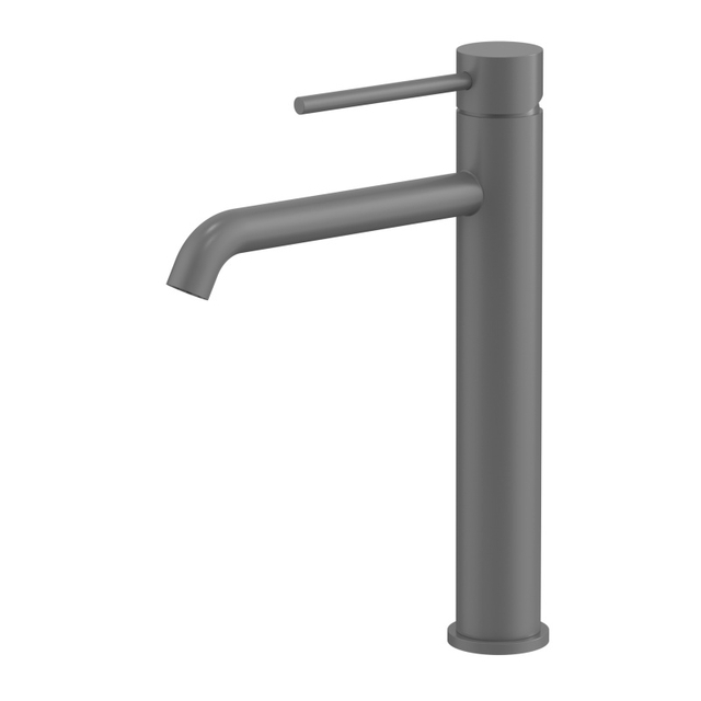CUPC Certified High Quality 304 Stainless Steel Gun Black Bathroom Basin Tall Waist Faucets