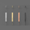 304 Stainless Steel Brushed Nickel Bathroom Concealed Rainfall Shower Faucet Set