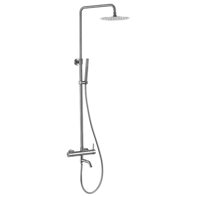 304 Stainless Steel Brushed Nickel Bathroom 3-function Shower Mixer Set