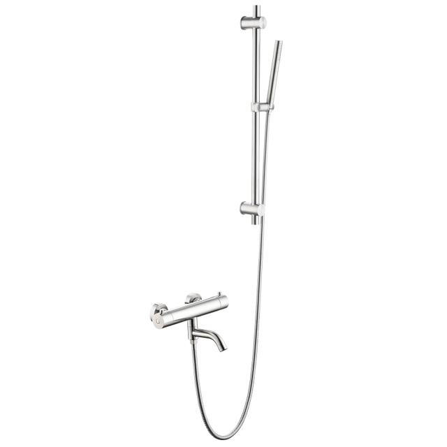304 Stainless Steel chrome Bathroom 2-function Thermostatic Hand Held Shower Set