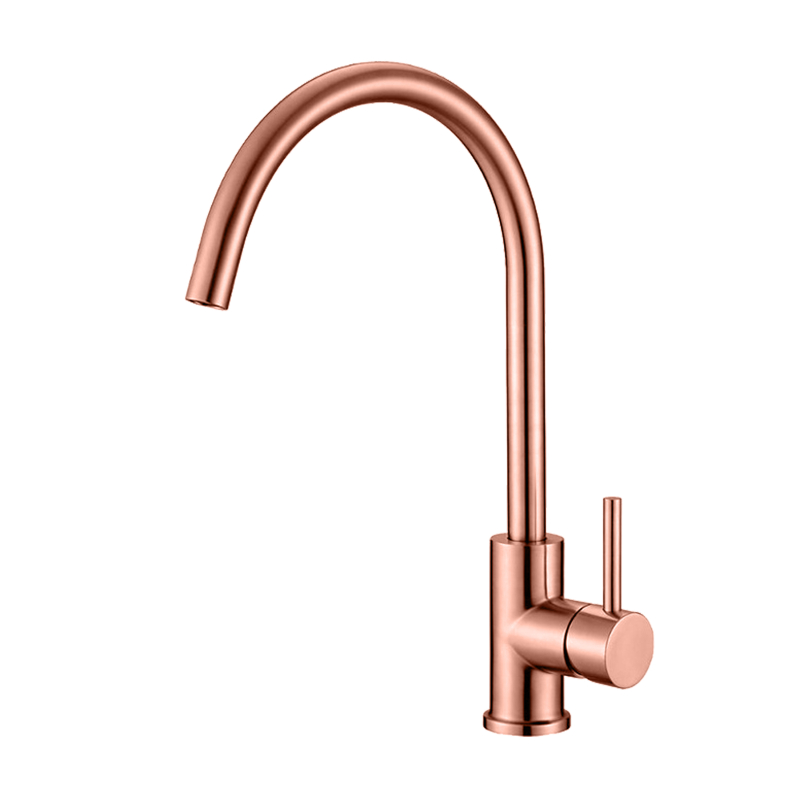 304 stainless steel Sour copper rose gold Kitchen Sink Faucet