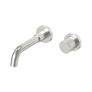 NEW 304 Stainless Steel Brushed Nickel Wall Mount Bathroom Basin Faucets