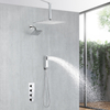 Modern Chrome Bathroom 3-function Concealed Thermostatic Shower Mixer Set
