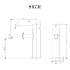 Gun Grey 304 Stainless Steel Single Hole Bathroom Vessel Sink Faucets