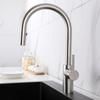 304 Stainless Steel Brushed Nickel Kitchen Faucet with Pull Down Sprayer