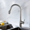 304 Stainless Steel Brushed gold Kitchen Faucet with Pull Down Sprayer