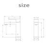 CUPC Certified High Quality 304 Stainless Steel Chrome Square Single Handle Bathroom Basin Faucet