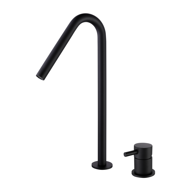Matte Black Stainless Steel Vessel Sink Faucet