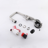 modern 304 Stainless Steel Brushed Nickel Touch Sensor Pull down Kitchen Sink Faucet