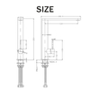 High End 304 Stainless Steel Gun Black Ycfacuet Ultra-thin Kitchen Sink Faucets