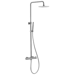 Modern 304 Stainless Steel Chrome Bathroom Thermostatic Shower Mixer Set