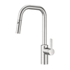 304 Stainless Steel Chrome 360 Degrees Pull Down Kitchen Sink Faucets