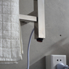 Bathroom Square 304 Stainless Steel 8 Bar Hot Water Heater Towel Drys Rack 