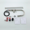 Modern Brushed Nickel Single Handle Pull Down Touch Sensor Kitchen Faucet