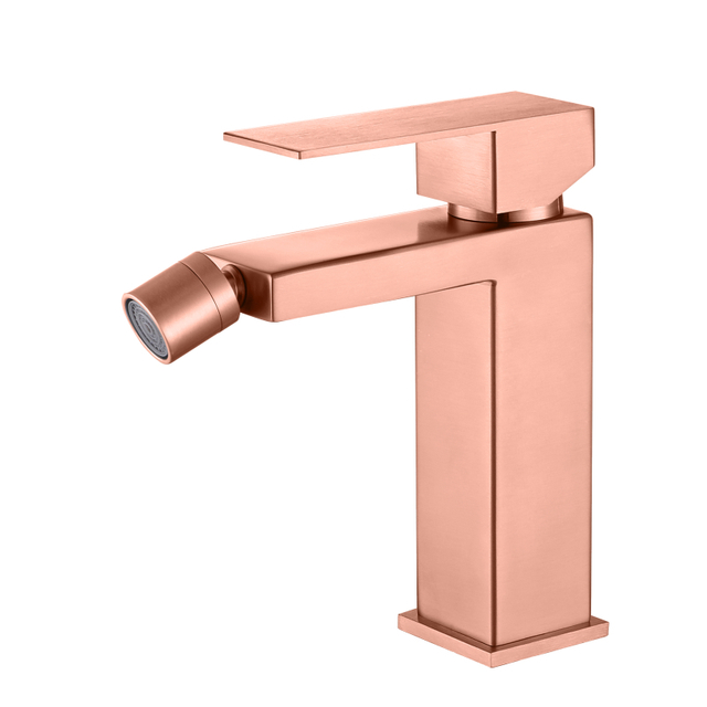 304 Stainless Steel Copper Rose Gold Square Ycfaucet Single Handle Bathroom Bidet Faucet