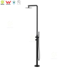 Single Handle Stainless Steel Outdoor Shower Set Space-Saving Wall Mount for Garden Pool Rinse