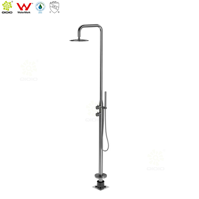 Watermark 316L Stainless Steel Outdoor Shower Garden Beach Outside Shower Mixer Freestanding Swimming Pool Shower 