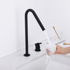 Modern 304 Stainless Steel Matte Black Two Hole Separate Handle Bathroom Basin Faucet