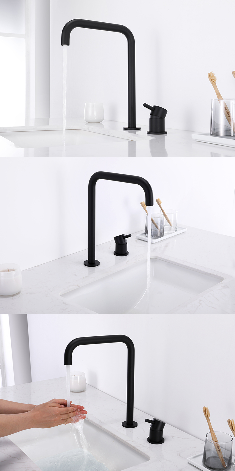 Separate handle Bathroom Sink Faucet