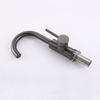 304 Stainless Steel Gun Grey Bathroom Small Three-way Basin Faucet