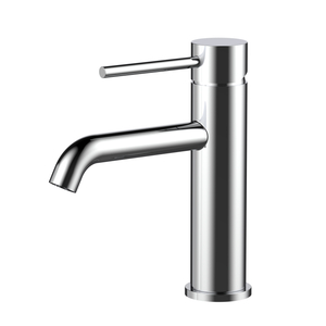 CUPC Certified High Quality 304 Stainless Steel Chrome Bathroom Single Handle Basin Faucet