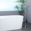 CUPC High Quality 304 Stainless Steel Gun Black Hot And Cold Mixed Multi-functional Bathroom Floor Shower Free Standing Bathtub Faucet