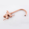 CUPC High Quality 304 Stainless Steel Hot And Cold Mixed Multi-functional Copper Rose Gold Bathroom Floor Shower Free Standing Bathtub Faucet