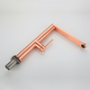 High End 304 Stainless Steel Copper Rose Gold Ultra-thin Kitchen Sink Faucets