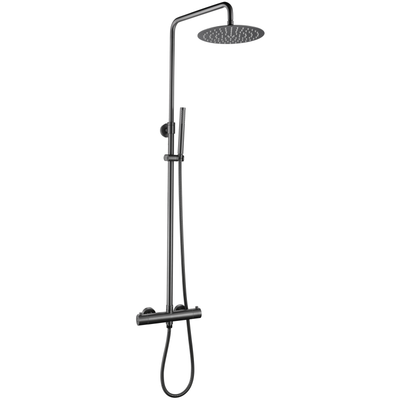 304 stainless steel gun grey Bathroom Thermostatic Shower mixer
