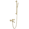 304 Stainless Steel Brushed Gold Bathroom 2-function Thermostatic Hand Held Shower Set