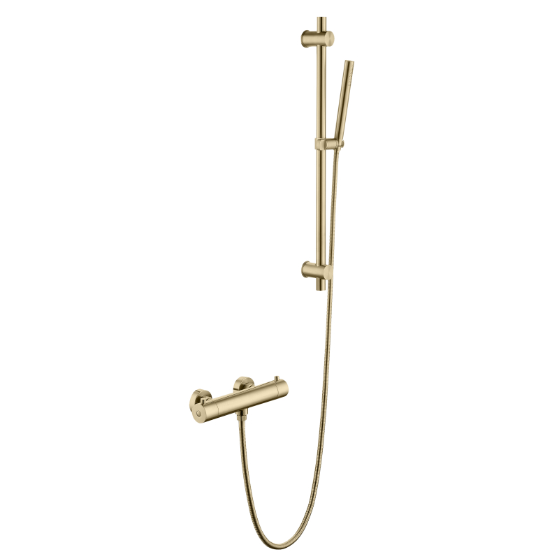 304 stainless steel brushed gold Bathroom Thermostatic Shower mixer