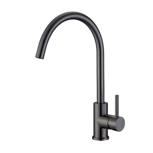 304 Stainless Steel Gun Black Touch Sensor Kitchen Sink Faucets