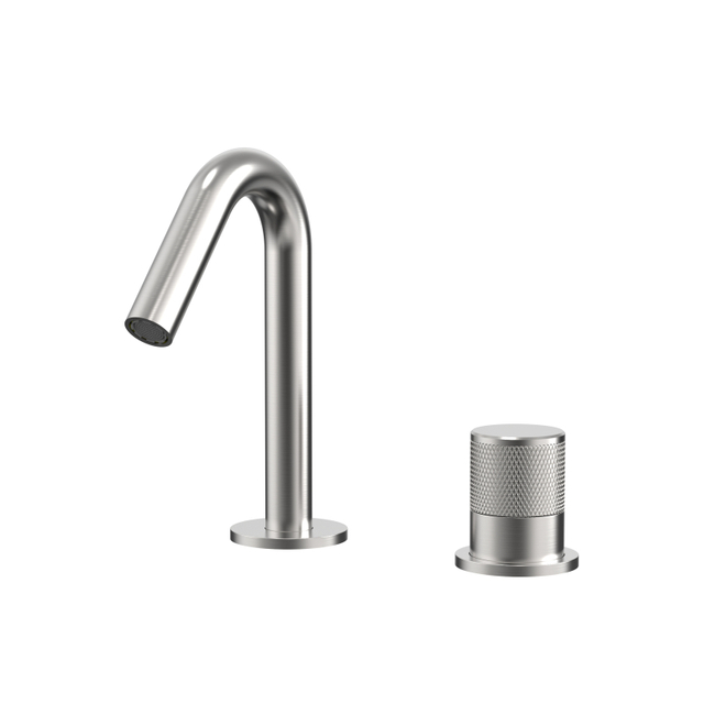 NEW 304 Stainless Steel Brushed Separate Handle Basin Faucet