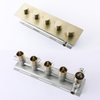 Modern gold Bathroom 4-function Concealed Thermostatic Shower Mixer Set