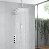 Modern Chrome Bathroom 3-function Concealed Thermostatic Shower Mixer Set